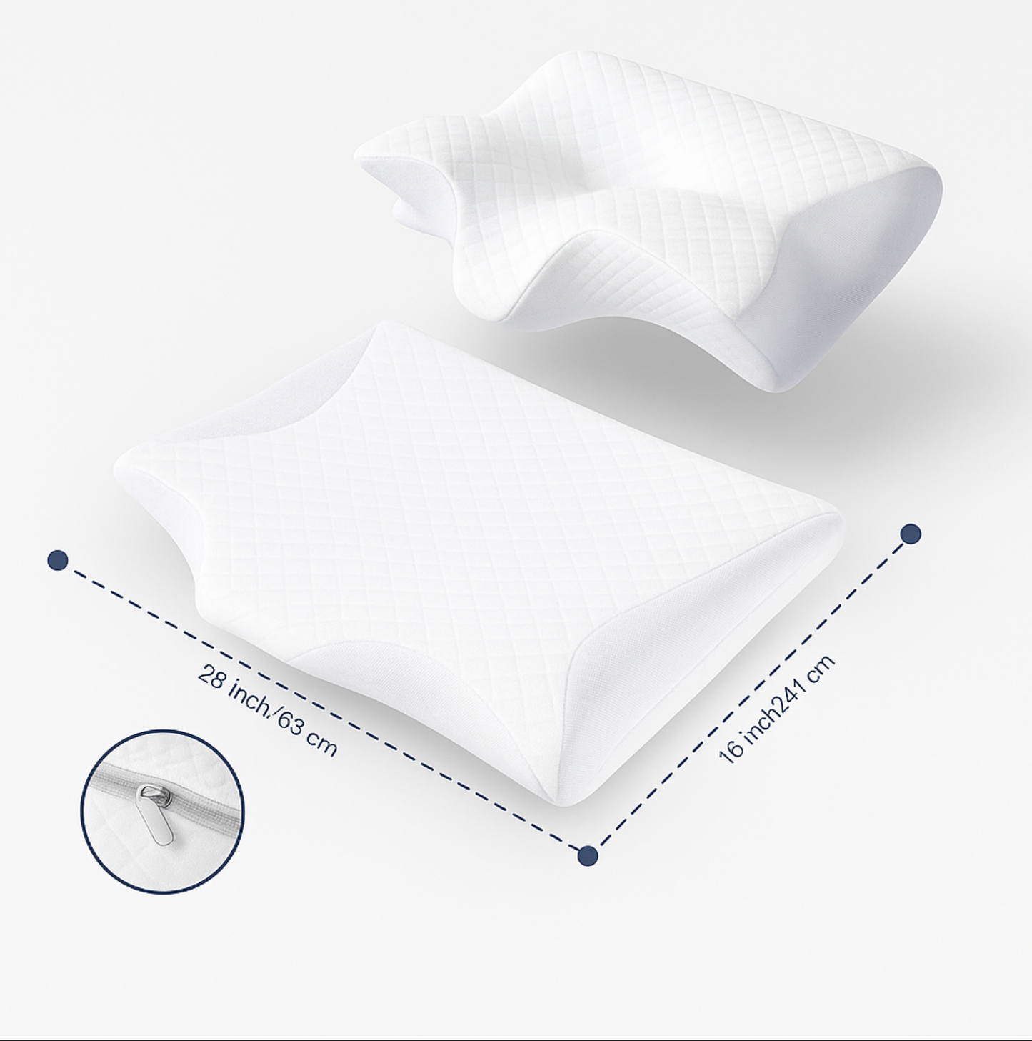 Dreamers® Funda de almohada Relief